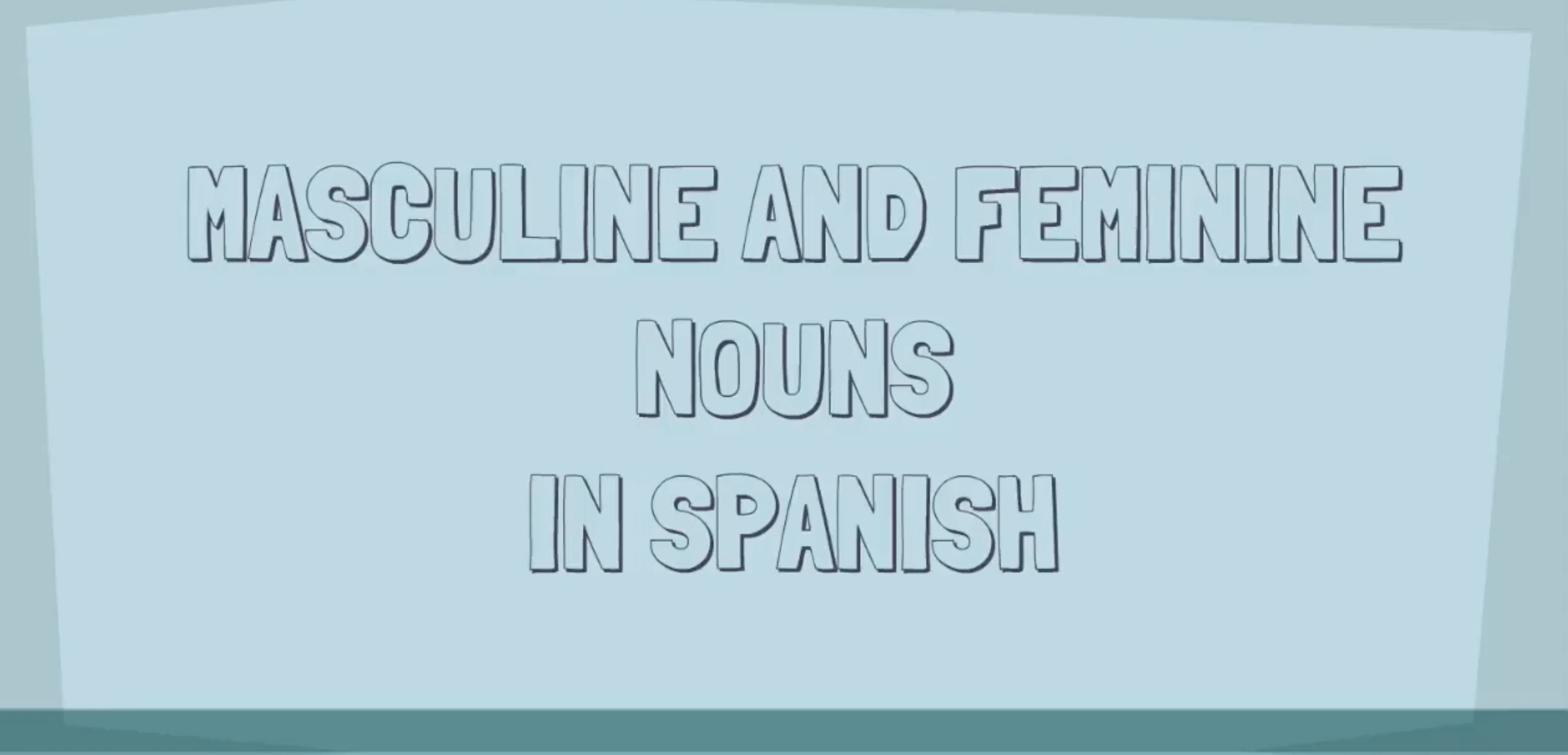 masculine-and-feminine-nouns-in-spanish